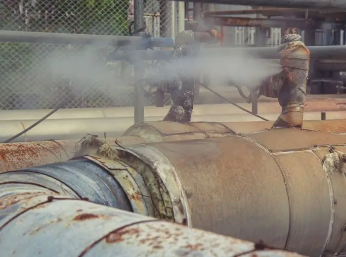 Leckage an Pipeline